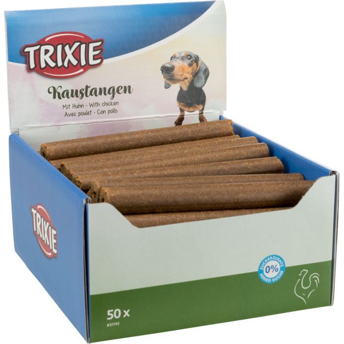 Лакомство для собак Trixie Палочка жевательная с курицей 50 шт 65 г (4011905317458)