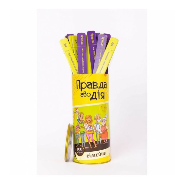 Настільна гра Fun Games Shop Правда або Дія: Сімейна, українська (FGS23)