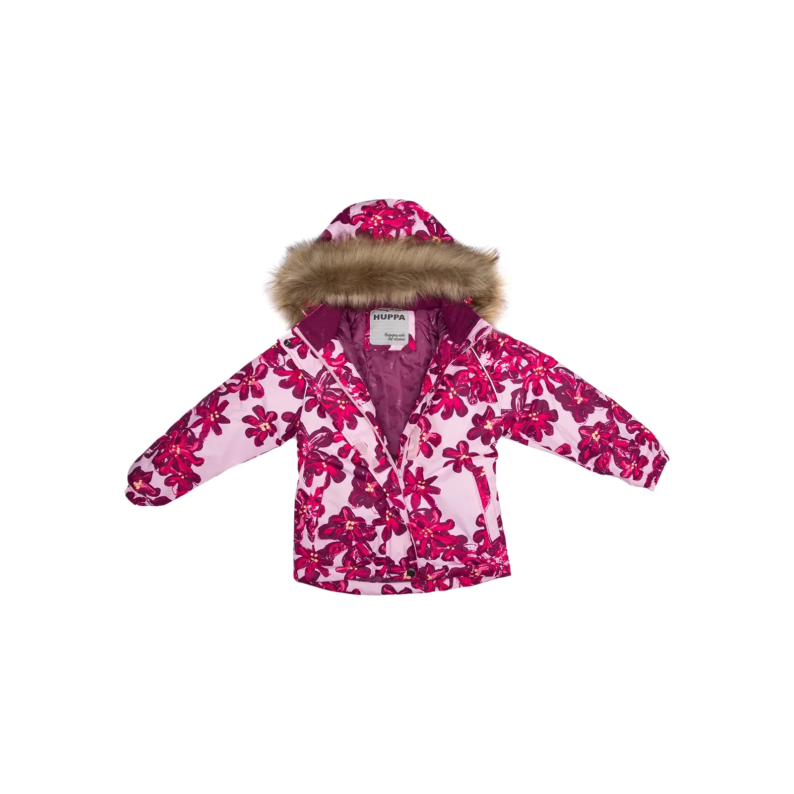 Куртка Huppa ALONDRA 18420030 рожевий з принтом 92 (4741632030244) зображення 4