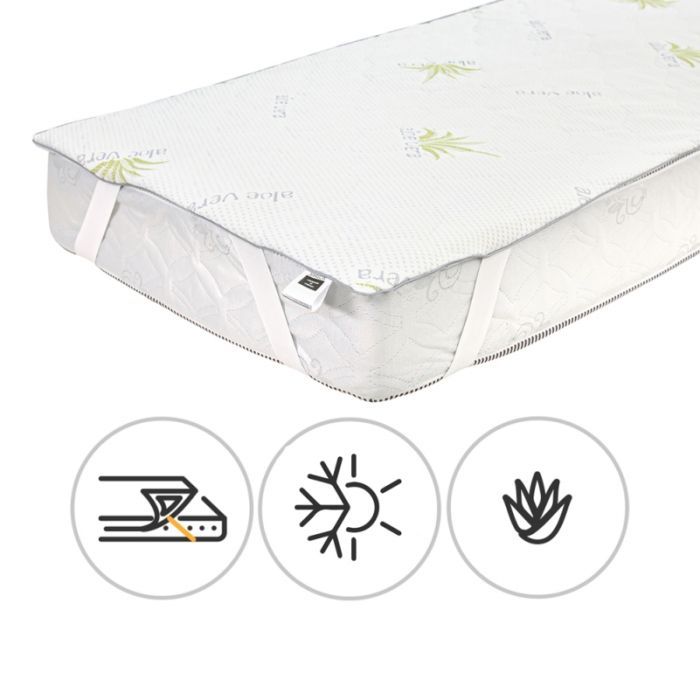 Наматрацник MirSon №1047 Alberto Тенцель (Modal) Seasons Aloe Vera 80х160 см (2200001508101)
