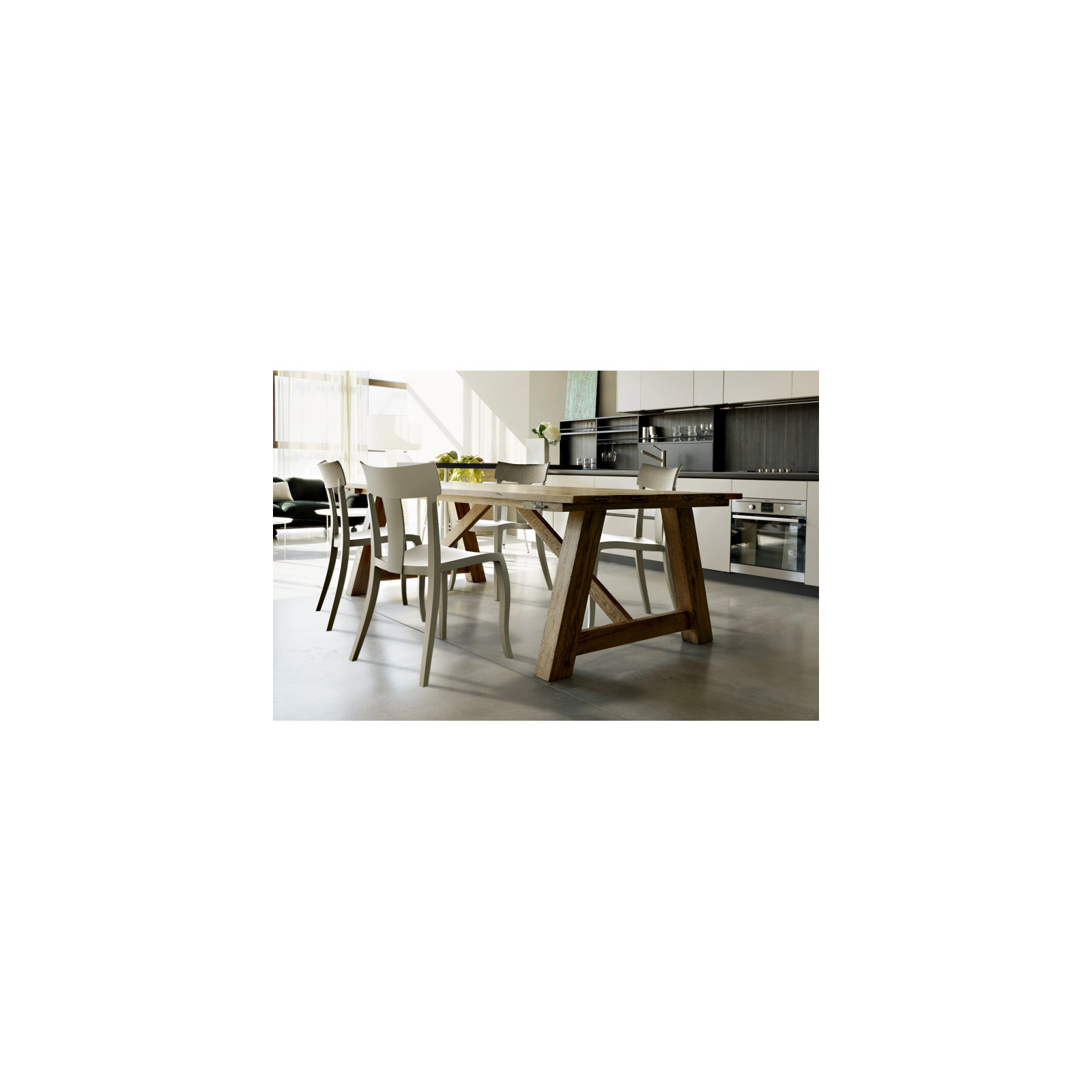 Кухонний стілець PAPATYA toro-s сіро-коричневий (2200) зображення 3