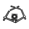 Линейка Neo Tools угловая, алюминий, 6 плечей с шкалой 0-6 см, отверствие в ша (72-351) изображение 2