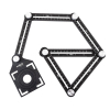 Линейка Neo Tools угловая, алюминий, 6 плечей с шкалой 0-6 см, отверствие в ша (72-351) изображение 4