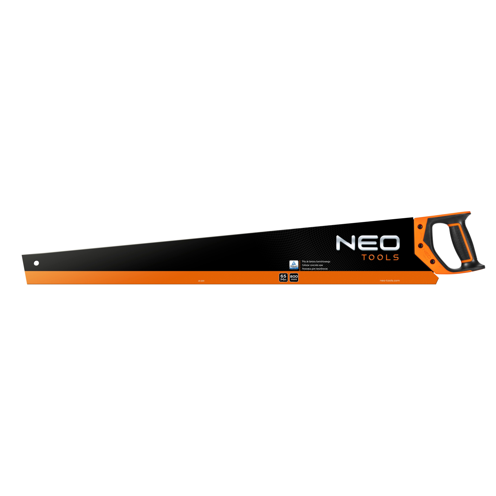 Ножовка Neo Tools для пеноблоков, 800 мм, 23 зубцов, твердосплавная напайка (41-201) изображение 2