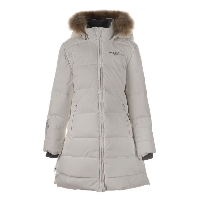 Пальто детское Huppa PARISH 12470055 белый 134 (4741468686301)