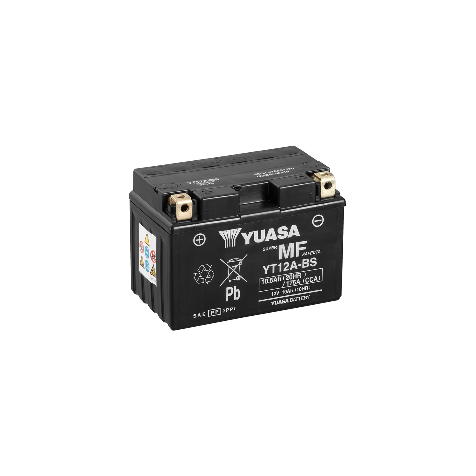 Аккумулятор автомобильный Yuasa 12V 10Ah MF VRLA Battery (YT12A-BS)