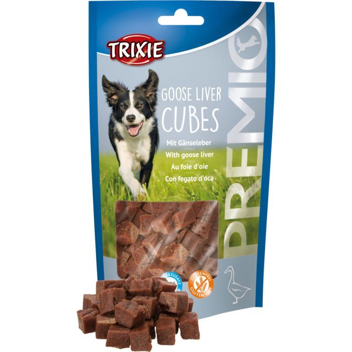 Лакомство для собак Trixie PREMIO Goose Liver Cubes 100 г (4011905318677)