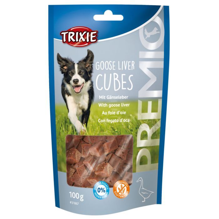 Лакомство для собак Trixie PREMIO Goose Liver Cubes 100 г (4011905318677) изображение 2