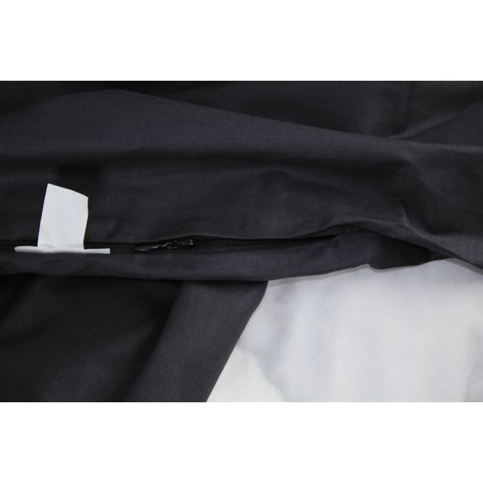Простынь MirSon Сатин Premium 0240 Iron grey 180х220 см (2200001729803) изображение 4