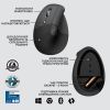Мишка Logitech Lift Left Vertical Ergonomic Wireless/Bluetooth for Business Graphite (910-006495) зображення 6