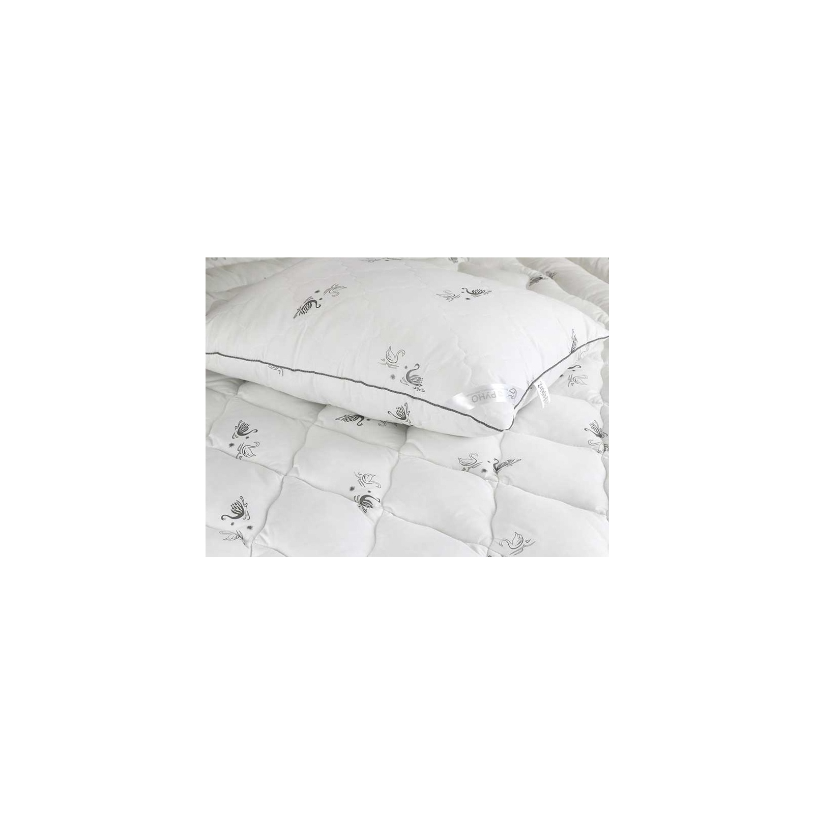 Подушка Руно зі штучного лебединого пуху "Swan Luxury" 50х70 см (310.52_Swan Luxury) зображення 2