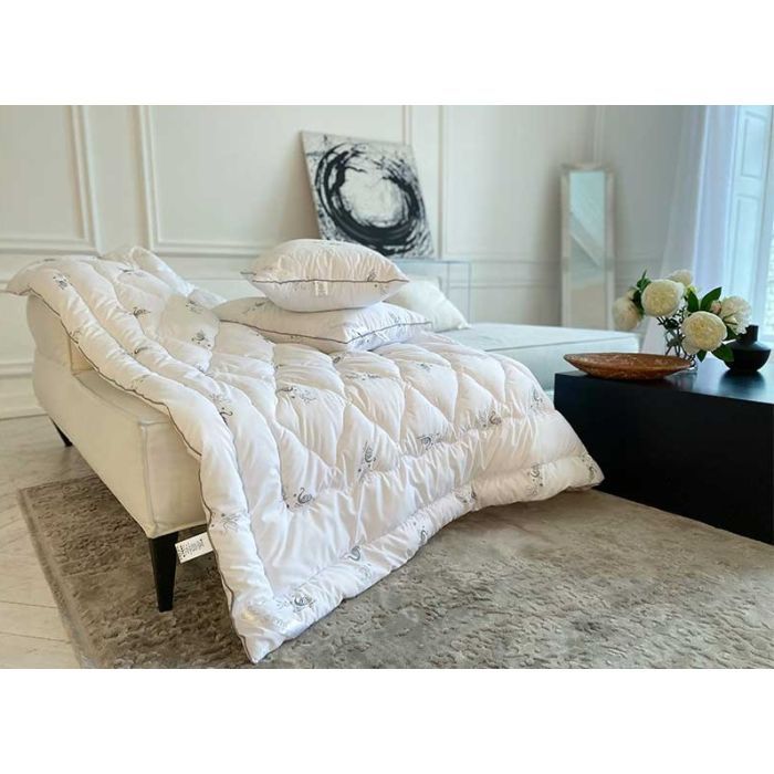 Подушка Руно из искусственного лебединого пуха "Swan Luxury" 50х70 см (310.52_Swan Luxury) изображение 3