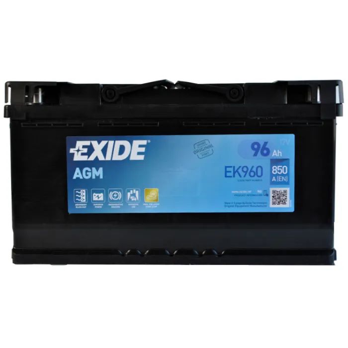 Аккумулятор автомобильный EXIDE START-STOP AGM 96Ah Ев (-/+) (EK960)