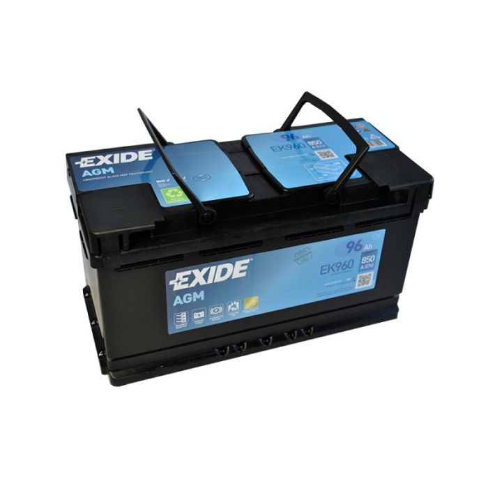 Аккумулятор автомобильный EXIDE START-STOP AGM 96Ah Ев (-/+) (EK960) изображение 3
