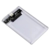 Карман внешний AgeStar 2.5", USB 3.2, 12.5 mm /15 mm HDD/SSD Transparent (3UB2P6 (Transparent))