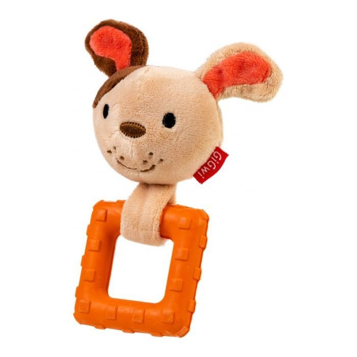 Игрушка для собак GiGwi Suppa Puppa Собачка с пискавкой 15 см (75032)