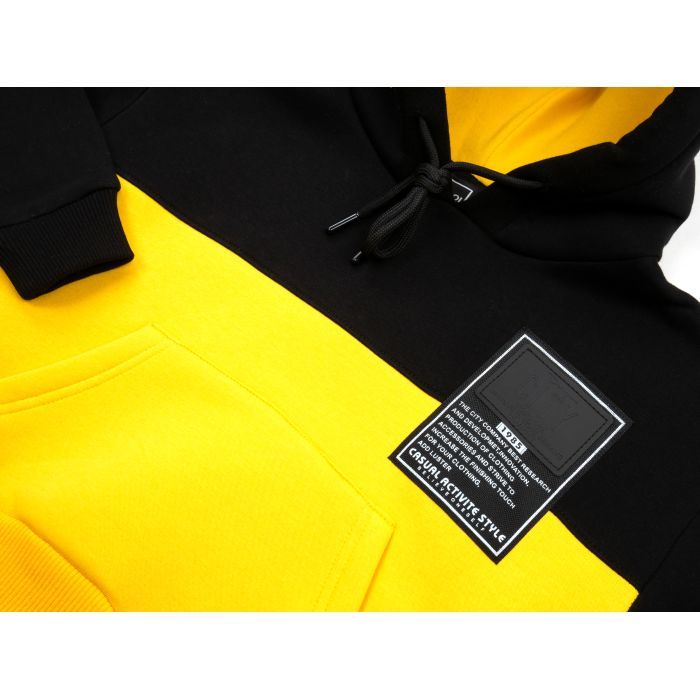 Спортивний костюм дитячий Cloise з худи на флісі (CL0215006-152-yellow) зображення 7