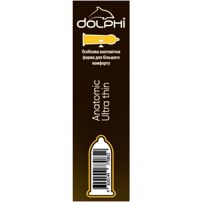Презервативы Dolphi Anatomic Ultra Thin 3 шт. (4820144770531) изображение 4