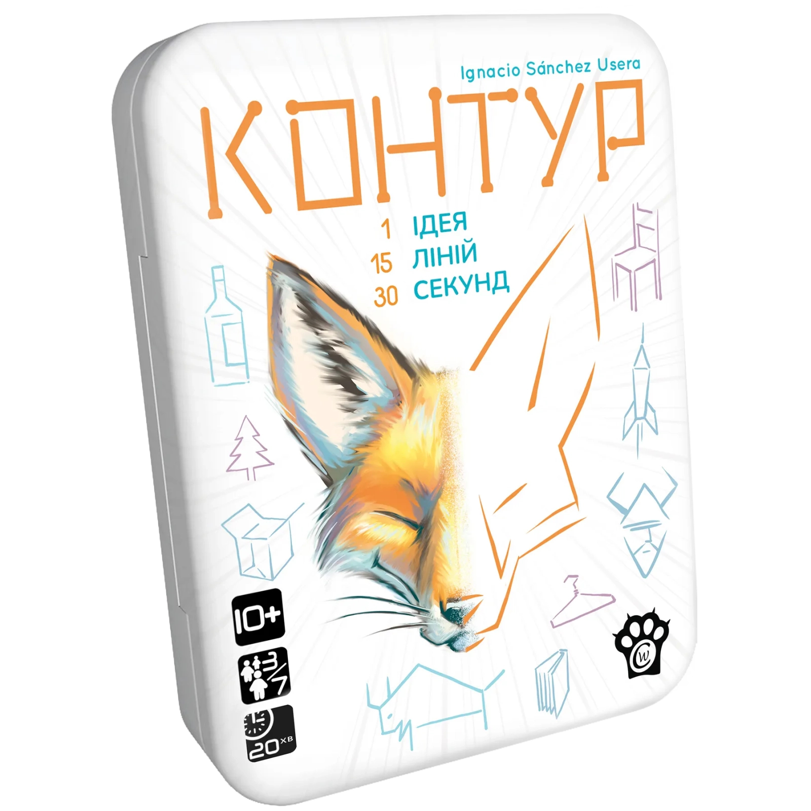 Настольная игра WoodCat Контур (Kontour), Украинский (W0004)