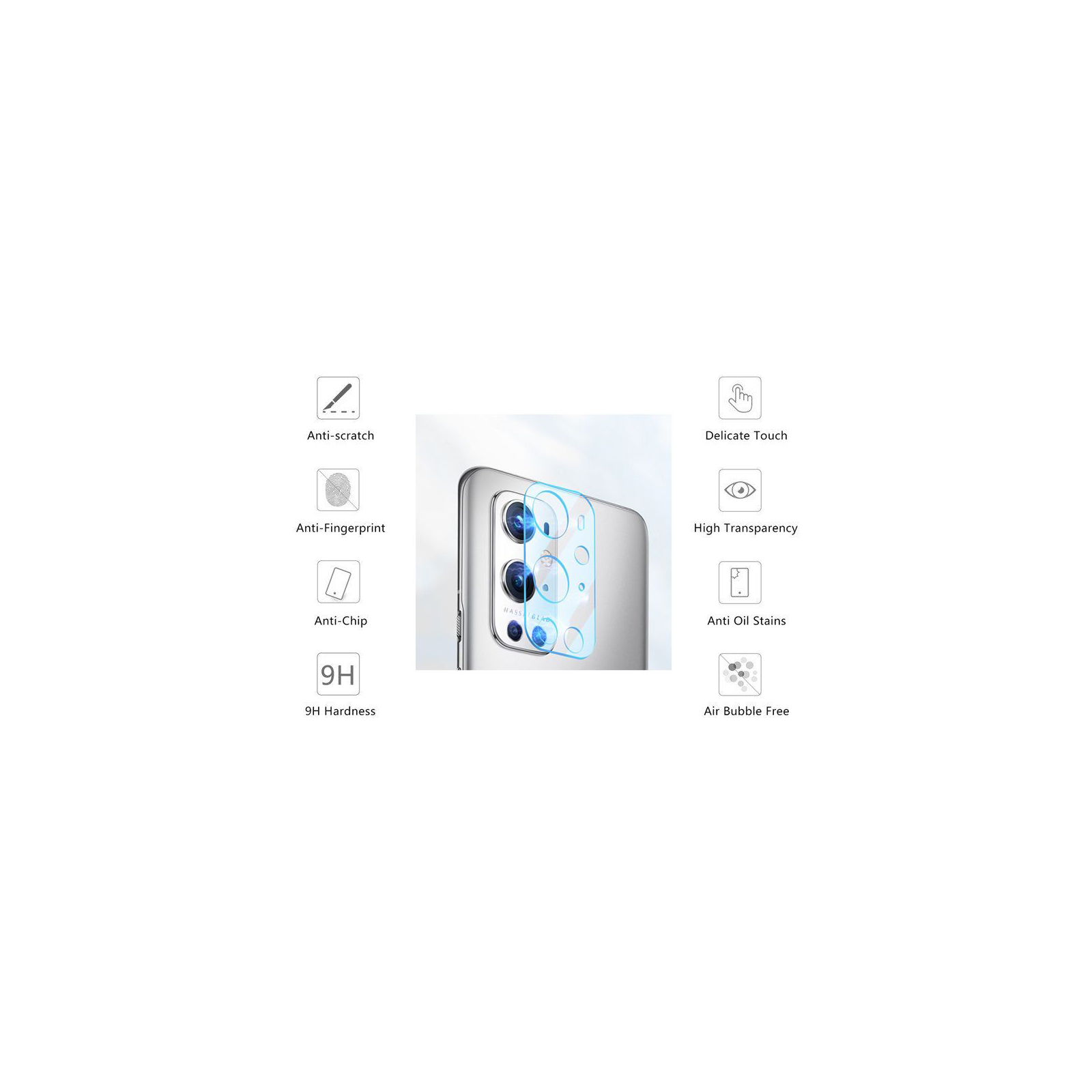 Стекло защитное Drobak camera OnePlus 9R (474796) изображение 2