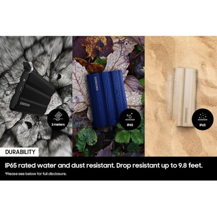 Накопитель SSD USB 3.2 2TB T7 Shield Samsung (MU-PE2T0S/WW) изображение 4