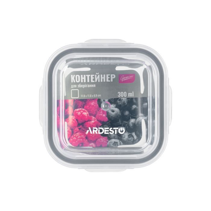 Пищевой контейнер Ardesto Gemini Quadrate 500 мл (AR1250SQ) изображение 2