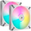 Кулер до корпусу Corsair AF140 RGB Elite White Dual Pack (CO-9050160-WW)