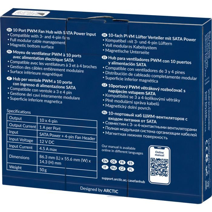 Контроллер вентилятора Arctic CASE FAN HUB (ACFAN00175A) изображение 8