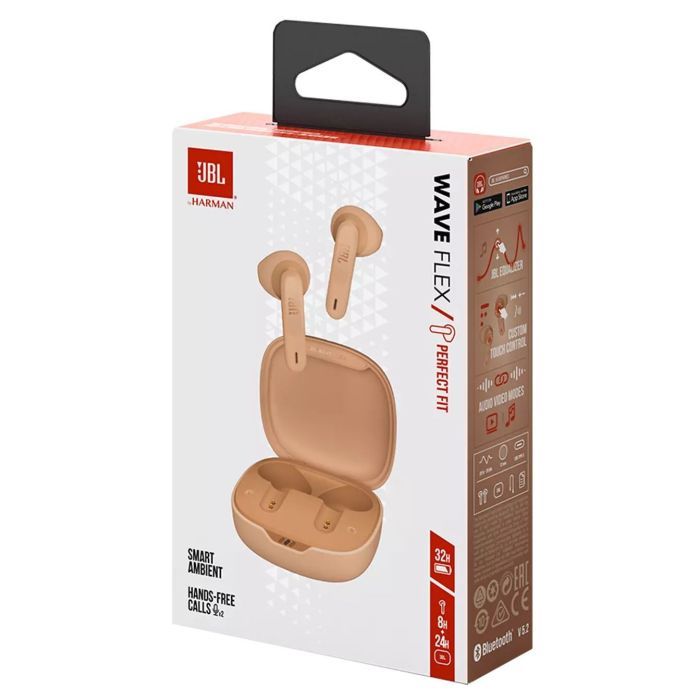Навушники JBL Wave Flex TWS White (JBLWFLEXWHT) зображення 10