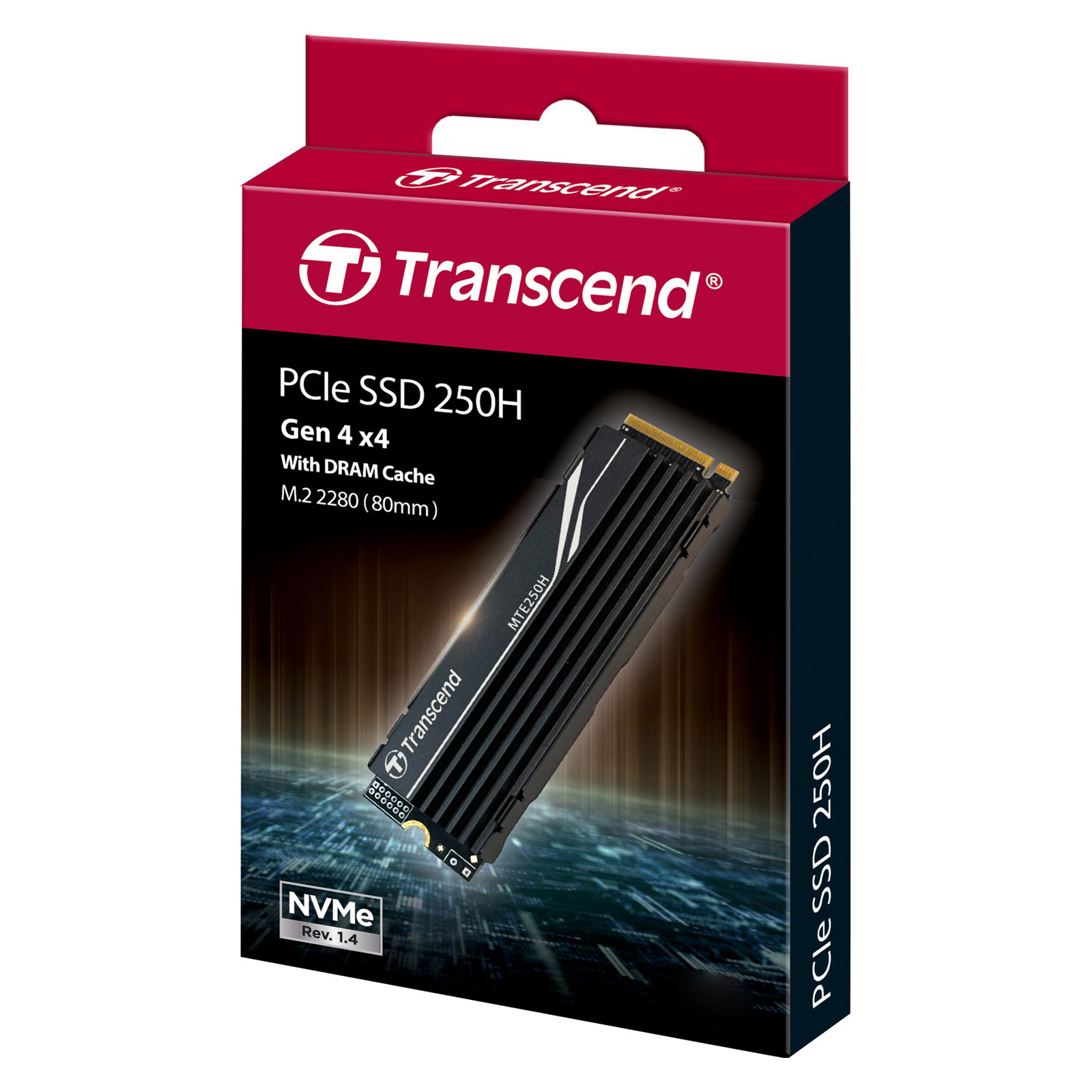 Накопитель SSD M.2 2280 1TB Transcend (TS1TMTE250H) изображение 3
