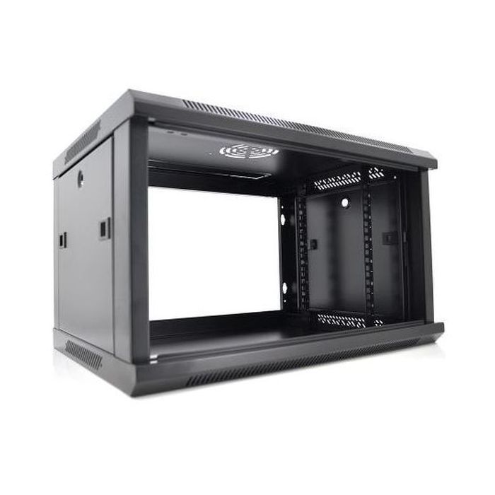 Шафа настінна Merlion 6U 19" 600*450*367 (Ш*Г*В)мм, black (Ml3-6406 / 23526) зображення 2