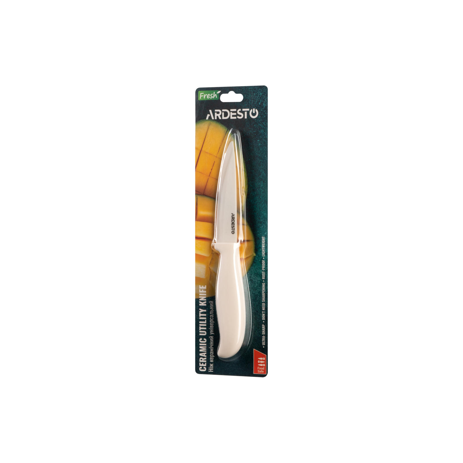 Кухонный нож Ardesto Fresh 20.5 см Green (AR2120CZ) изображение 4