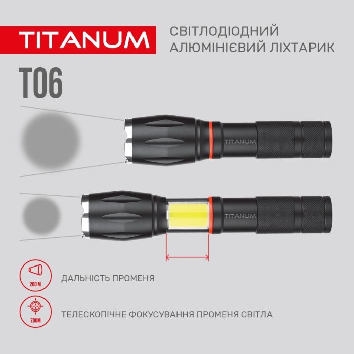 Ліхтар TITANUM 300Lm 6500K (TLF-T06) зображення 7