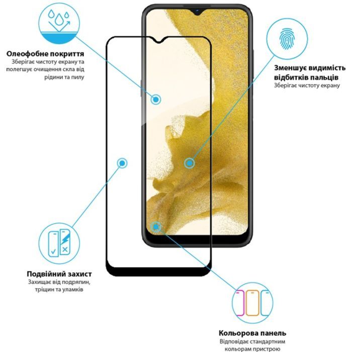 Стекло защитное Global Full Glue Nokia G11 (1283126535185) изображение 4