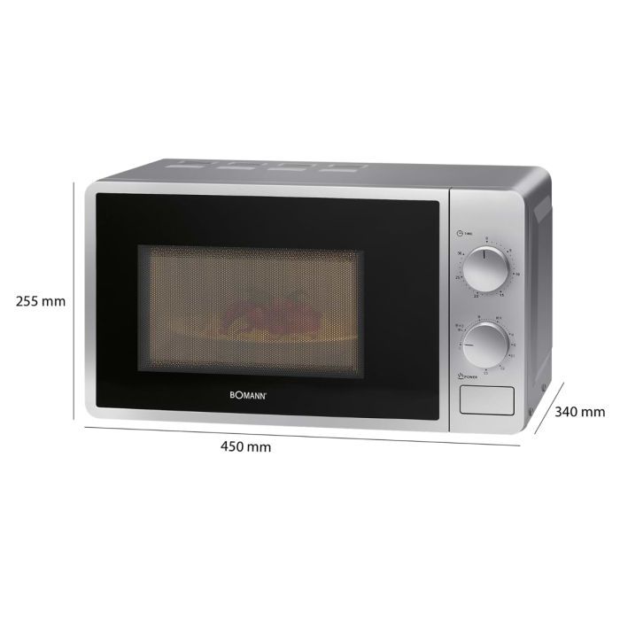 Микроволновая печь Bomann MWG 6015 CB silver (MWG6015CB silver) изображение 6