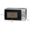 Микроволновая печь Bomann MWG 6015 CB silver (MWG6015CB silver) изображение 6