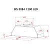 Витяжка кухонна Perfelli BIS 5884 WH 1200 LED зображення 10