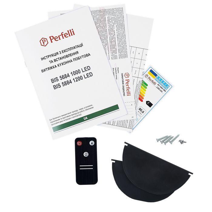 Витяжка кухонна Perfelli BIS 5884 WH 1200 LED зображення 9