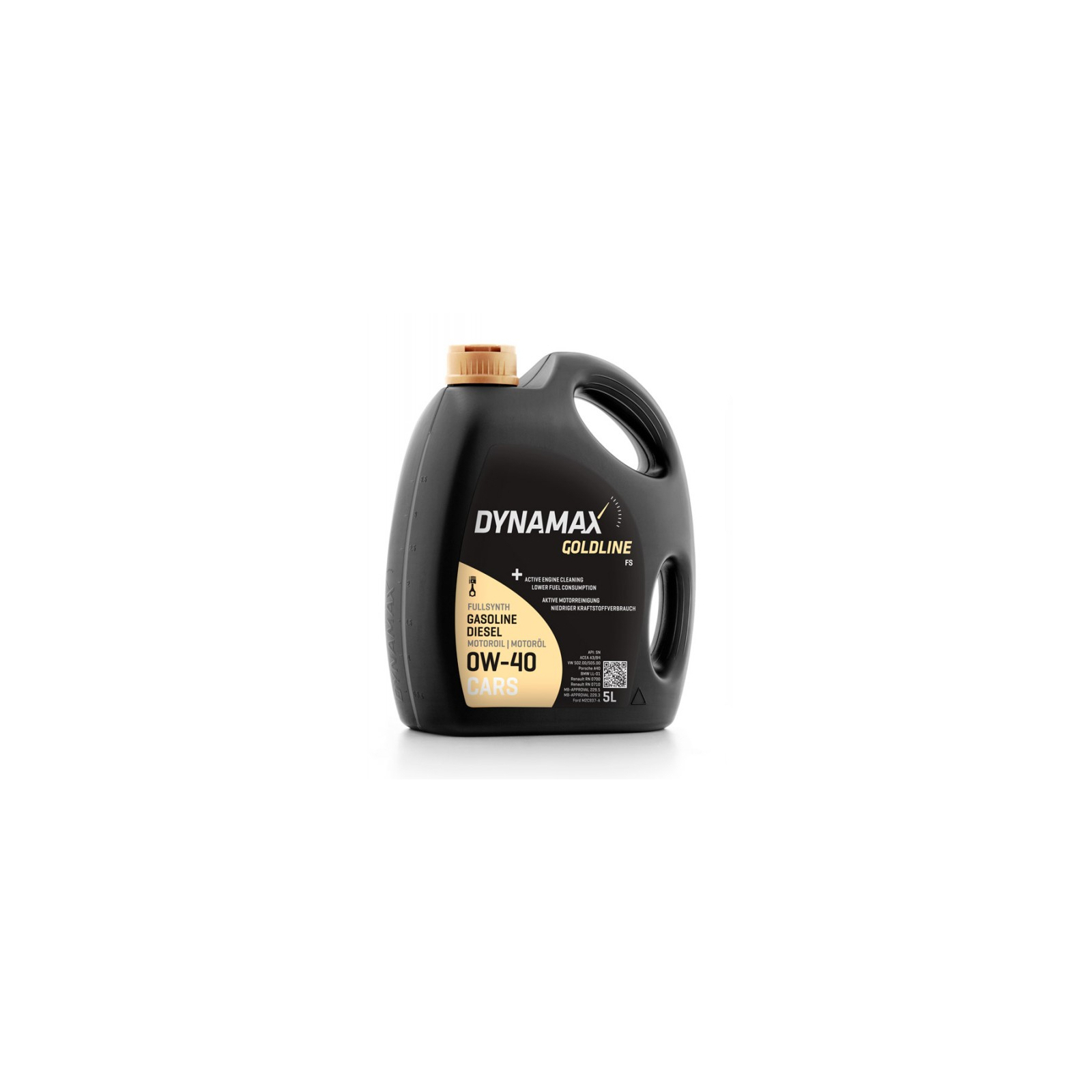 Моторна олива DYNAMAX GOLDLINE FS 0W40 5л (502715)