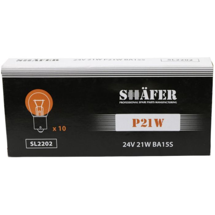 Автолампа SHAFER 24V21WP21WBA15S (SL2202) изображение 2