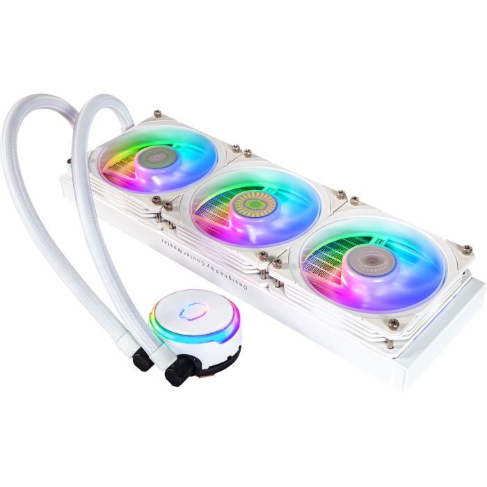 Система жидкостного охлаждения CoolerMaster MasterLiquid PL360 Flux White Edition (MLY-D36M-A23PZ-RW) изображение 3