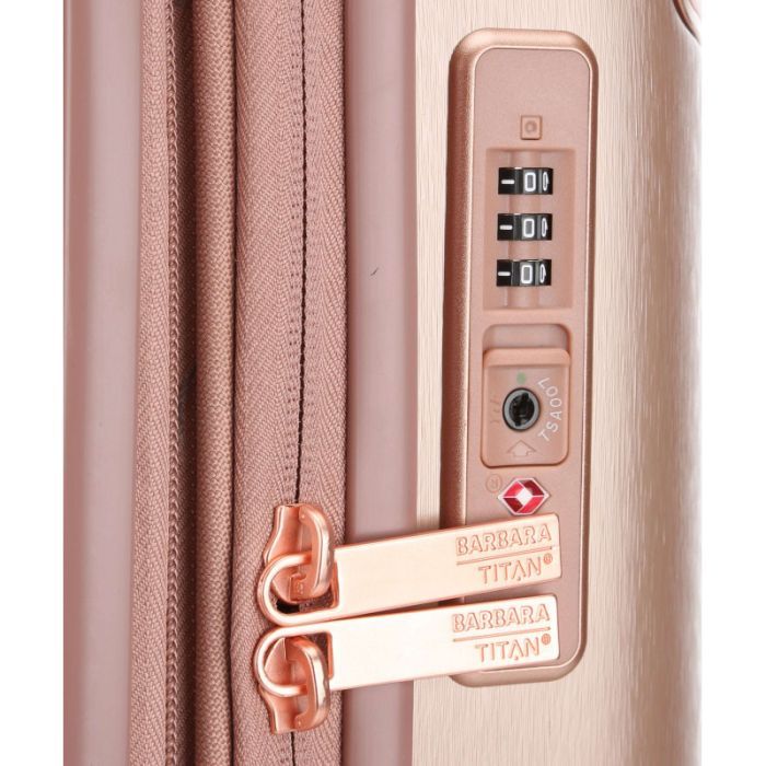 Чемодан Titan Barbara Glint Rose Metallic M exp (Ti845405-15) изображение 7