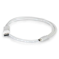 Photos - Cable (video, audio, USB) C2G Кабель мультимедійний Mini DP to DP 2.0m white   CG84298 (CG84298)