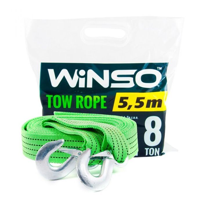 Трос буксировочный WINSO 8т, 5,5м (138050) изображение 3