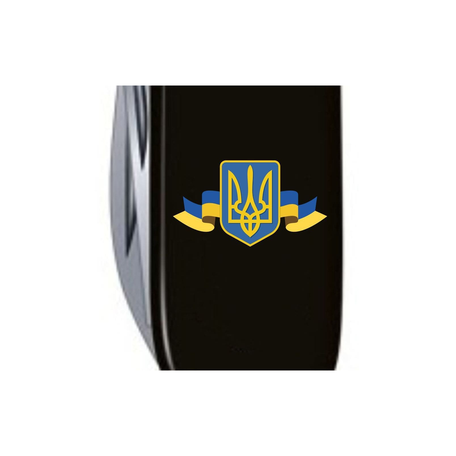 Нож Victorinox Huntsman Ukraine Black "Тризуб" (1.3713.3_T0010u) изображение 4