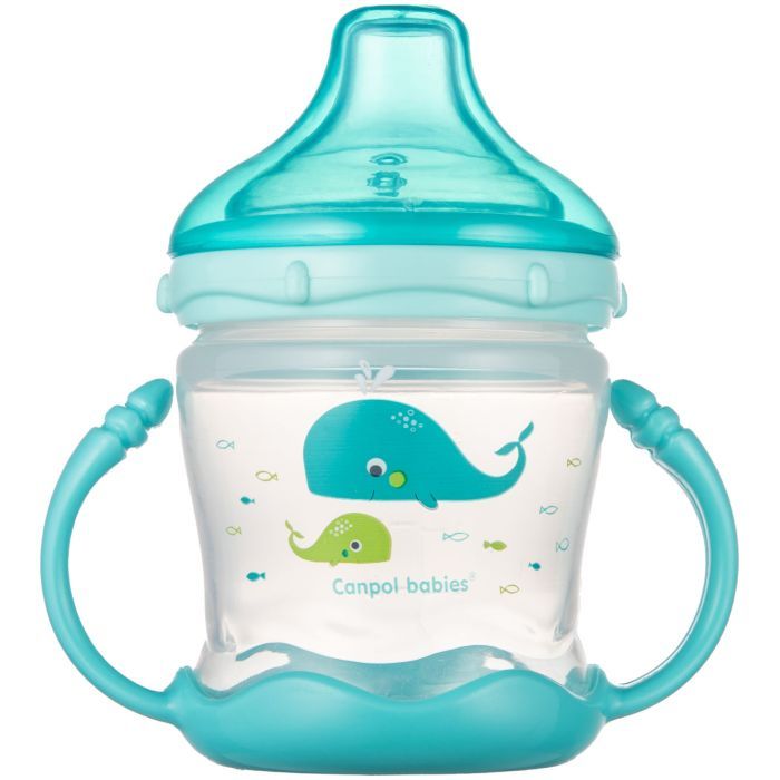 Поїльник-непроливайка Canpol babies Sweet fun 180 мл синя (57/300_blu)