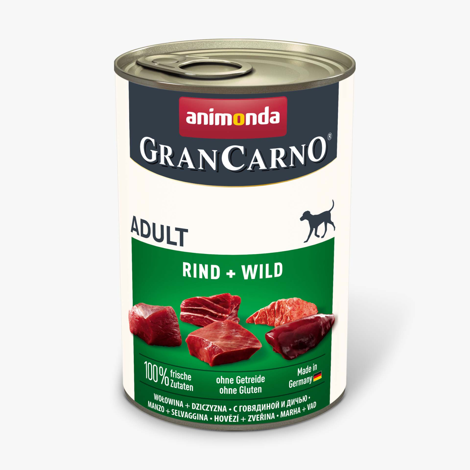 Консервы для собак Animonda GranCarno Adult Beef + Game 400 г (4017721827362)