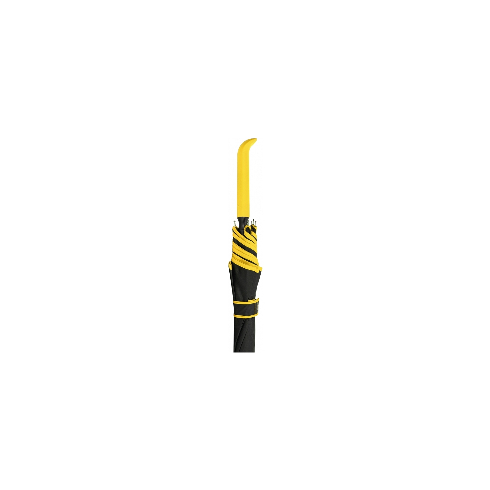 Парасоля Optima Promo Next тростина автомат, чорно/жовта (O98504) зображення 4
