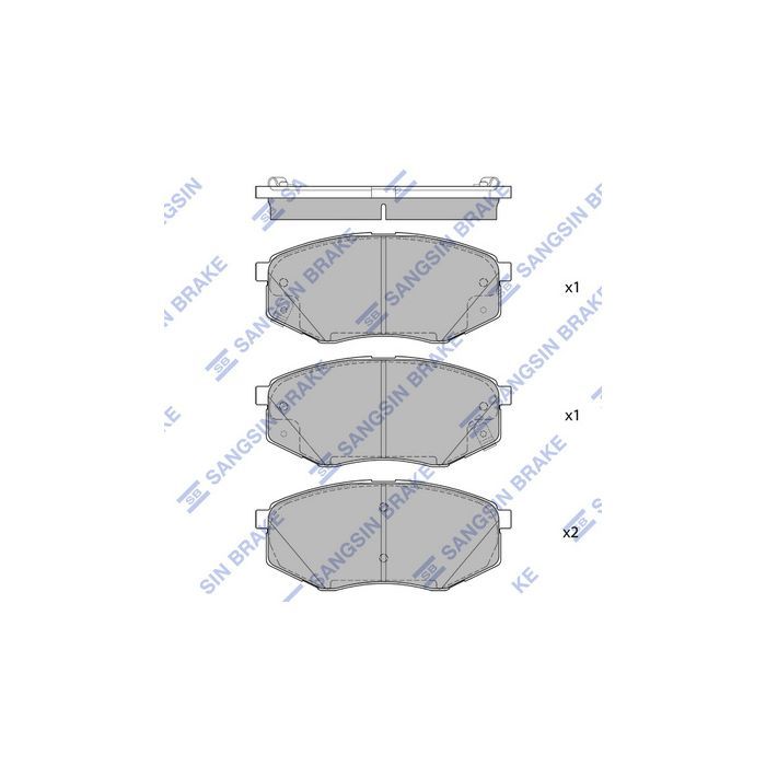 Гальмівні колодки HI-Q SP1681