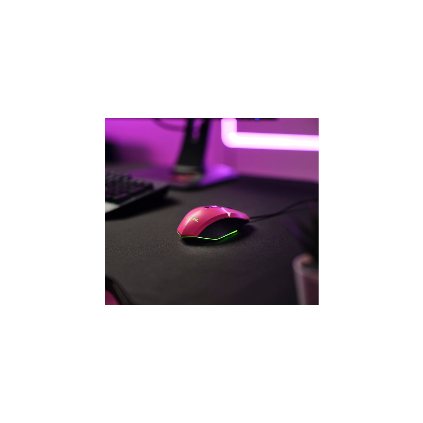 Мишка Trust GXT 109 Felox RGB Pink (25068) зображення 7